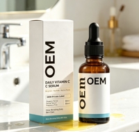Sérum Visage Bio Anti-Âge et Anti-Rides à la Vitamine C 30ml, Hydratant, Éclaircissant, Réducteur de Pores, Marque Privée OEM