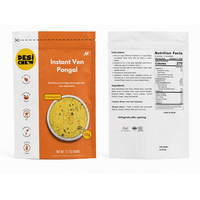 Sachets refermables personnalisés avec impression sur le dessous, en matériau de qualité alimentaire, sacs à fond plat avec fermeture éclair pour aliments instantanés, sacs Mylar