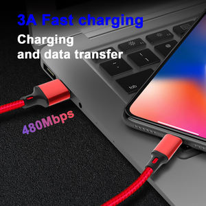 Câble USB Type C Chargeur rapide Câble de données Micro USB pour téléphone Samsung Xiaomi Redmi <span class=keywords><strong>Cordon</strong></span> filaire <span class=keywords><strong>USBC</strong></span> - Product Image 6