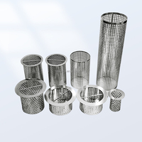 Tube filtrant en métal perforé résistant à la corrosion en acier inoxydable avec noyau en maille