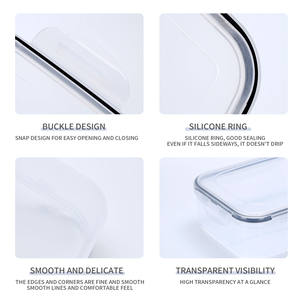 Food Storage Containers With <b>Lids</b> - Plastic Food Containers With <b>Lids</b> - Plastic Containers With <b>Lids</b> Storage - Product Image 4