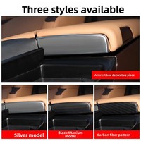 Design intérieur de voiture de luxe pour Lexus ES200 ES260 ES300h boîte d'accoudoir à paillettes kits de voiture en métal Motification accessoires de voiture intérieurs