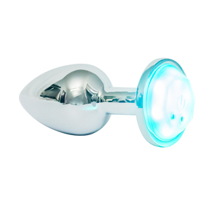 Plug Anale a Forma di Cuore in Lega di Alluminio con LED per Allenamento Anale Femminile - Product Image 2