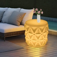 Tabouret ananas lumineux multicolore à LED Mobilier d'extérieur créatif avec lumière Art irrégulier pour bar à la maison
