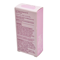 Boîte cadeau en carton personnalisée pour rouge à lèvres, emballage de luxe rose vide pour gloss cosmétique, vente en gros