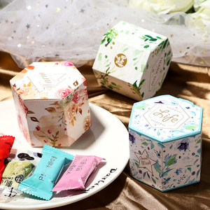 High Quality Elegant Design <strong>Wedding</strong> Favor Candy Paper <strong>Gift</strong> Packaging <strong>Box</strong> - Product Image 5