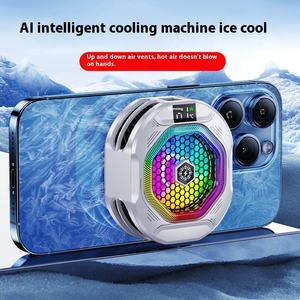 Refroidisseur de téléphone semi-conducteur 4 modes, magnétique/à clipser 2-en-1, ventilateur turbo silencieux, -9 ℃   Freezing, pour <span class=keywords><strong>iPhone</strong></span> <span class=keywords><strong>Android</strong></span> - Product Image 4
