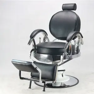 Silla de peluquero hidráulica reclinable, sillas de peluquería resistentes  para silla de salón, silla de tatuaje, equipo de belleza (negro)