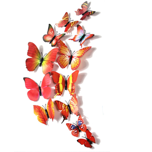 Butterflies <b>Wall</b> <b>Stickers</b> Living Room <b>Decor</b> Wedding Kids Room Decoration DIY <b>Wall</b> Art 3D - Product Image 6