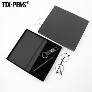 Juego <span class=keywords><strong>de</strong></span> Bolígrafos <span class=keywords><strong>de</strong></span> Regalo Empresarial con Logotipo Personalizado <span class=keywords><strong>de</strong></span> Alta Calidad al por Mayor, Bolígrafo Publicitario <span class=keywords><strong>de</strong></span> Plástico con Cuaderno, Llavero <span class=keywords><strong>de</strong></span> Cuero PU - Product Image 2