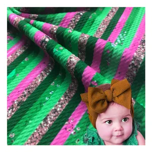 Auf Lager Bullet/Liverpool Textur Stoff gestrickt einfarbig Jacquard für Baby Headwrap
