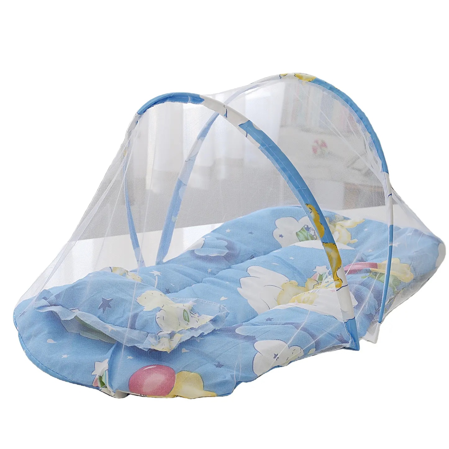 Produits pour bébé Moustiquaire pliable Tente pour nouveau-né Moustiquaire en coton Installation gratuite Moustiquaire portable pour bébé