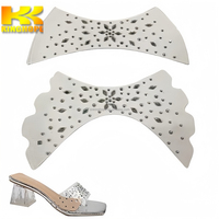 Clips de chaussures décoratifs multi-éléments en TPU pour sandales et pantoufles de travail pour femmes, avec strass et perles pour la tige de la chaussure