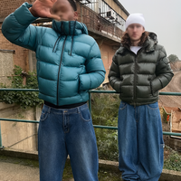 Vestes matelassées en duvet à bulles chaudes d'hiver sur mesure YTS OEM en gros avec capuche