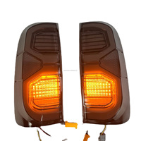 Luces Traseras LED con Luz Fluida de Encendido, Señal de Giro Secuencial, DRL y Luz de Freno para Toyota Hilux Vigo, Conjunto de Lámparas Traseras