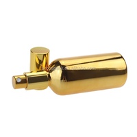 Flacon pompe de parfum en verre or UV 10/15/20/30/50/100ml avec emballage en boîte Euro Round Luxury