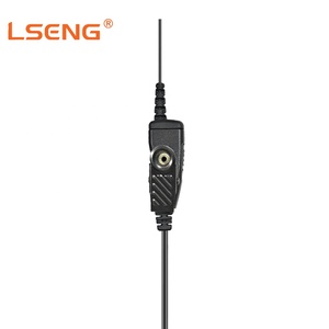 Auricular LSENG Compatible con Baofeng UV5R <span class=keywords><strong>BF888S</strong></span> TK2107 TK3107 Walkie Talkie, con Gancho en Forma de D de 2 Pines, PTT en Línea, Cable Flexible de PU - Product Image 4