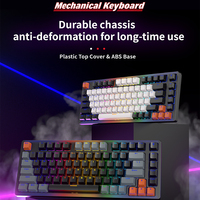 Clavier mécanique filaire OEM d'usine avec rétroéclairage LED, interrupteurs bleus, clavier mécanique USB pour ordinateur, pour le bureau et les jeux