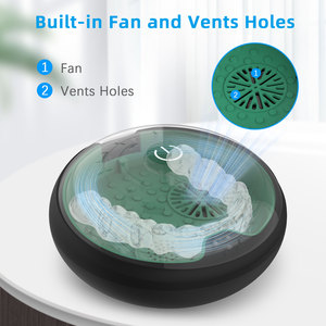 Estuche de retención con orificios de ventilación Caja de dentadura Durable Estuche de protección bucal similar Estuche contenedor de protección bucal - Product Image 6