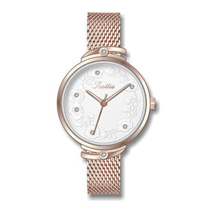 Reloj de mujer estilo estudiantil, sencillo y moderno, resistente al agua, reloj de cuarzo con correa de acero - Product Image 3