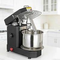 GOOPIKK 7L 3kg Mélangeur à spirale noir compact pour usage domestique, idéal pour la pâtisserie, avec bol amovible – Meilleure vente en Europe
