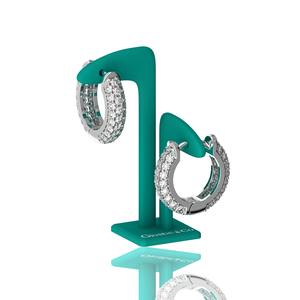 Pendientes de Diamantes, Joyería Fina, Pendientes de Diamantes Naturales, Elegantes, Lujosos, Clásicos para Mujer, Servicio Personalizado OEM/ODM - Product Image 6