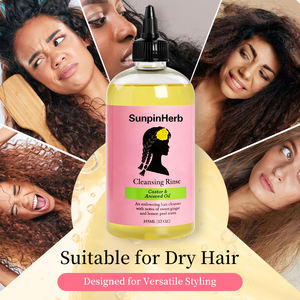 Enjuague Limpiador de Jengibre Dulce 355ml con Aceite de Anís y Ricino, Champú para el Cuero Cabelludo, Venta al por Mayor de Fábrica, OEM ODM para Cabello Rizado - Product Image 4