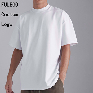 T-shirt personnalisé à bas prix, 100% coton, coupe oversize, col rond, épaules tombantes, streetwear, t-shirt oversize - Product Image 1