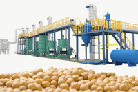 Usine de transformation du soja de pointe avec des procédés intégrés de broyage, d'écaillement, d'extraction et de désolventisation pour un rendement maximal