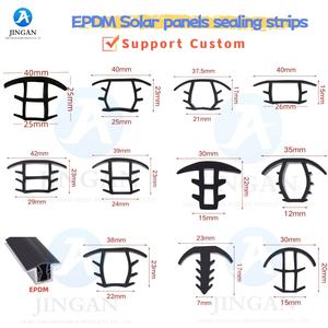 תקע 20 מ "מ פער epdm פאנל סולארי t סוג pv רצועות חותם pvc רצועה עמיד למים t בצורת חריץ גומי עבור פוטו-וולטאיות - Product Image 2