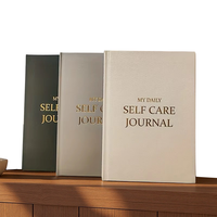 Carnet de notes A5 personnalisé avec estampage à chaud doré, couverture rigide, journal de bien-être quotidien, agenda quotidien – Vente en gros usine pour écoles et bureaux