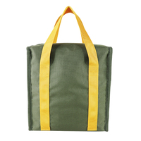 Sac isotherme personnalisé en polyester 600D souple, écologique, imperméable, avec double poignée, pour boîte à lunch, sans danger pour les aliments, motif lettre
