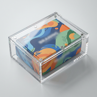 Boîtier de protection magnétique en acrylique transparent pour ETB - Boîte sur mesure avec protection UV pour Black Bolt et objets de collection TCG