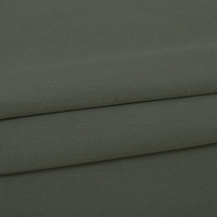 Tissu confortable 90%T 10%SP en faux nylon respirant, style costume, tricot uni pour vêtements de protection solaire