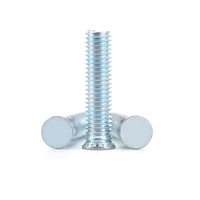 #8 #10 1/4 "ASTM A325 A307 Gr2 Gr5 ASTM 193 B7 Bleu Blanc Jaune Galvanisé Zinc FH FHS FHA Tête Plate Self Clinching Stud Bolt