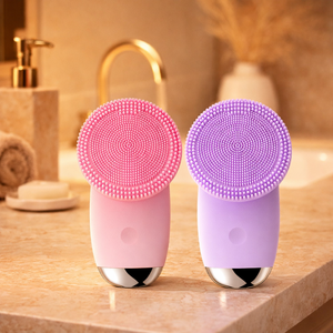 Wholesale Hand Held Electric Facial Cleansing Brush High Frequency <b>Vibration</b> Deep Cleaning Exfoliation Pore Shrinking Nose Face - Product Image 1