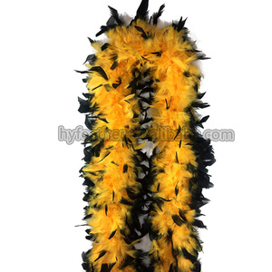 Sciarpa piuma di tacchino <span class=keywords><strong>Boa</strong></span> per la festa di casa decorazione di natale fai da te abbigliamento artigianale Costume da ballo abito coscplay Accecssory - Product Image 2