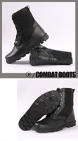 Bottes tactiques Bottes tactiques d'extérieur Botas De Combate Black Boot