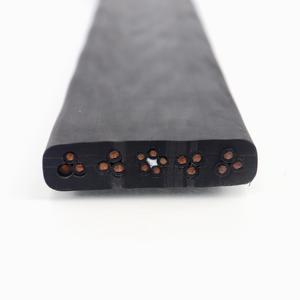 フレキシブルフラットストランド銅エレベーターケーブル10 AWGコイル形状特殊弾性断熱材300V/500V定格電気ワイヤー - Product Image 1