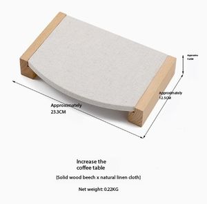 Plateaux à bijoux empilables de protection de l'environnement présentoir à bijoux en microfibre de bois massif - Product Image 2