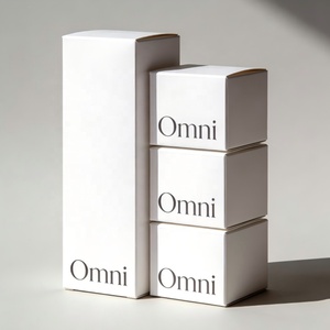 Boîte cadeau cosmétique en <span class=keywords><strong>papier</strong></span> cartonné avec logo personnalisé, emballage de luxe pliable pour parfum, beurre corporel - Product Image 1