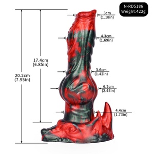 Wholesale Monster <b>Dildo</b> Knot Fantasy <b>Dildo</b>, Knot <b>Dildo</b> Thick Anal <b>Dildo</b> with Strong Suction Cup, Adult Toys for Women Men - Product Image 3