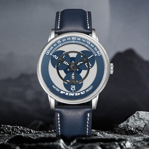 Relojes PINDU con movimiento Miyota 8215, Reloj mecánico para hombre, Reloj de lujo con esfera giratoria, caja luminosa de acero inoxidable, Reloj - Product Image 1