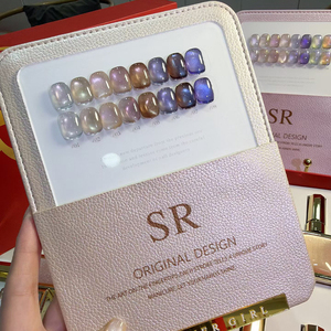 Nuovo Set di Smalti Gel Effetto Occhio di Gatto, 8 Colori di Alta Qualità, Smalto UV con Cartella Colori, Personalizzazione all'Ingrosso - Product Image 2