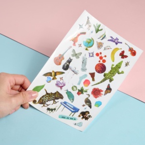 <strong>Custom</strong> Printed Waterproof Vinyl Kiss Cut <strong>Stickers</strong> <strong>Sheets</strong> Personalized Label in Cartoon Style with UV Printing - Product Image 6