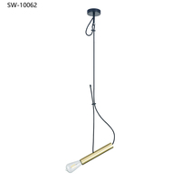 Lámpara Colgante LED de Metal Moderna y Minimalista para Decoración del Hogar, Cocina, Comedor