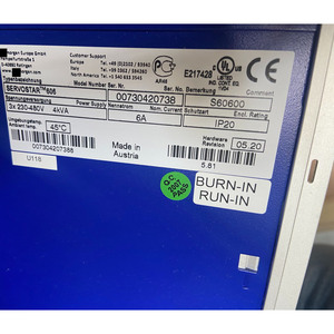 ไดรฟ์ SERVOSTAR TM 606 S60600 พร้อมมอเตอร์ M-403-B-B1 S60600 M-403-B-B1 ไดรฟ์ SERVOSTAR TM 606 S60600 พร้อมมอเตอร์ M-403 - Product Image 3