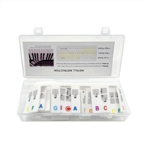 Wholesale Luminous Piano <b>Keyboard</b> Note Stickers Removable Silicone Key Labels For 61 /88 Keys <b>Electronic</b> Organ - Product Image 1