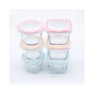 Récipient rond <span class=keywords><strong>de</strong></span> nourriture <span class=keywords><strong>de</strong></span> bébé <span class=keywords><strong>de</strong></span> stockage <span class=keywords><strong>de</strong></span> nourriture <span class=keywords><strong>de</strong></span> haute qualité en <span class=keywords><strong>verre</strong></span> <span class=keywords><strong>de</strong></span> Borosilicate - Product Image 6