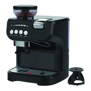 OEM 220v 1550W 19 Italia bar bomba de café vending profesional totalmente automático cápsula máquina de café espresso con amoladora